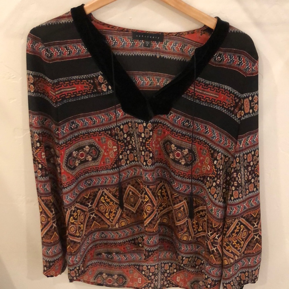 colored blouse